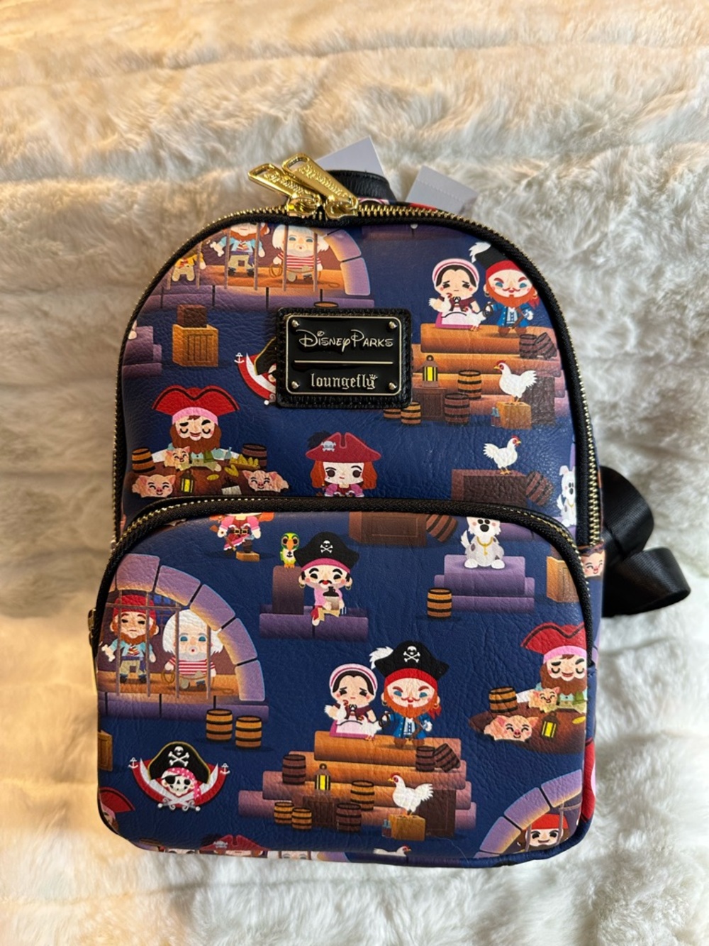 NEW Loungefly Disney Parks Chibi Pirates of the Caribbean Cosplay Mini Backpack